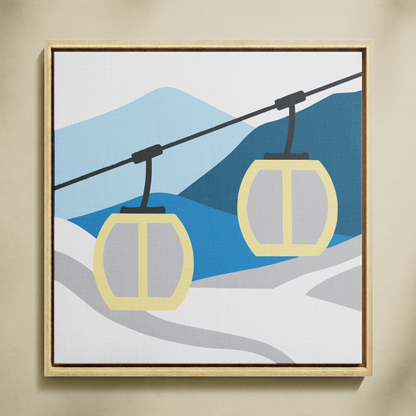 Teleferik Sayılarla Boyama Seti 35x35 cm