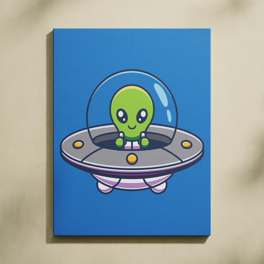 Ufo Sayılarla Boyama Seti 35x45 cm