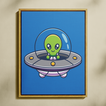 Ufo Sayılarla Boyama Seti 35x45 cm