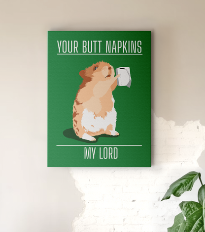 Your Butt Napkins My Lord Sayılarla Boyama Seti 35x45 cm