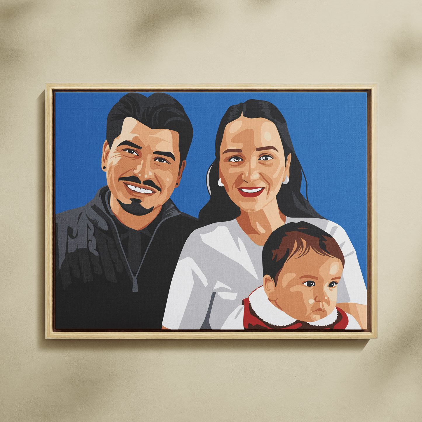 Kişiye Özel Aile Sayılarla Boyama Seti 35x45 cm