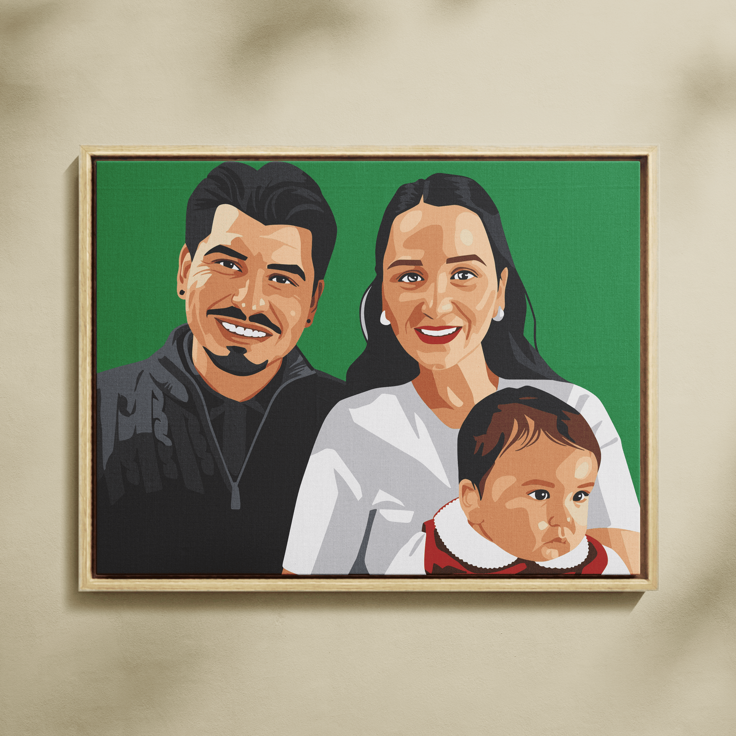 Kişiye Özel Aile Sayılarla Boyama Seti 35x45 cm