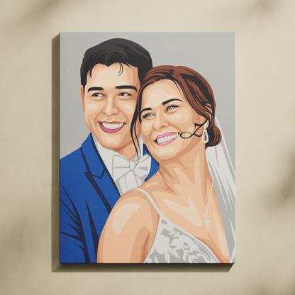 Kişiye Özel Çift Sayılarla Boyama Seti 35x45 cm