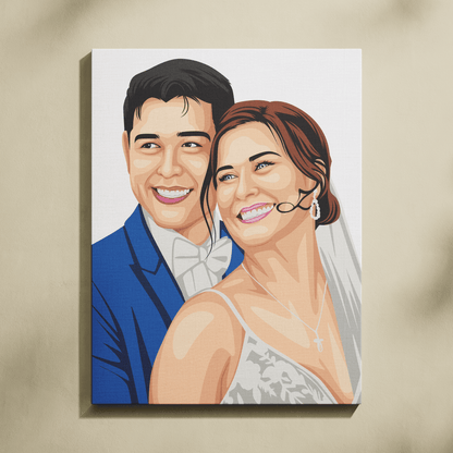 Kişiye Özel Çift Sayılarla Boyama Seti 35x45 cm