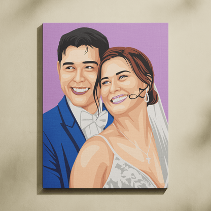 Kişiye Özel Çift Sayılarla Boyama Seti 35x45 cm
