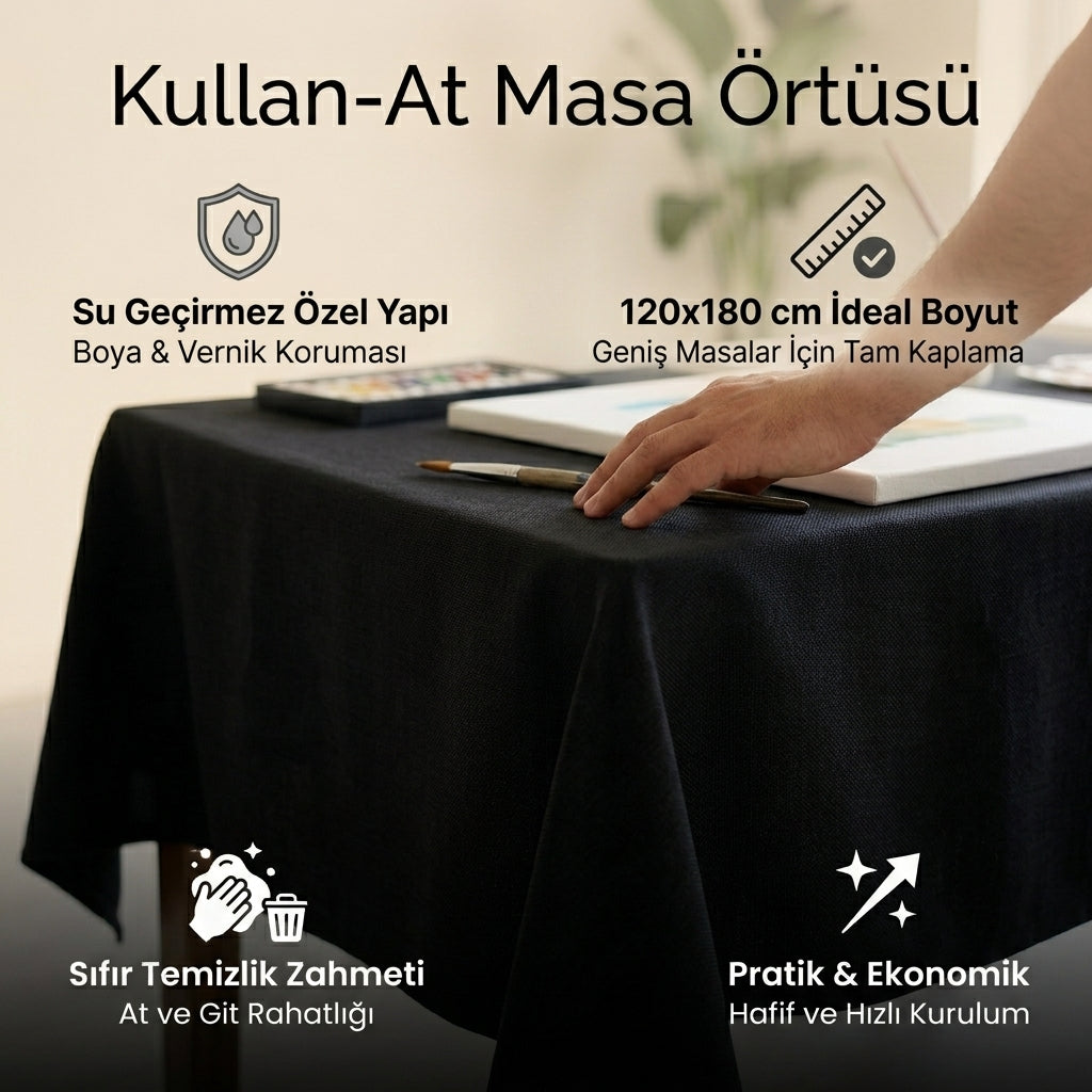 Kullan-At Masa Örtüsü 120x180 cm