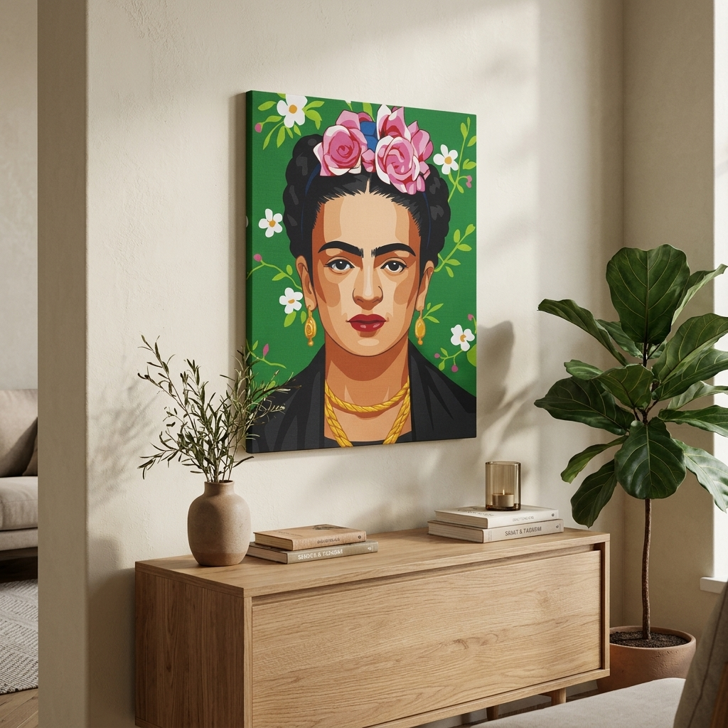 Frida Kahlo Sayılarla Boyama Seti 35x45 cm