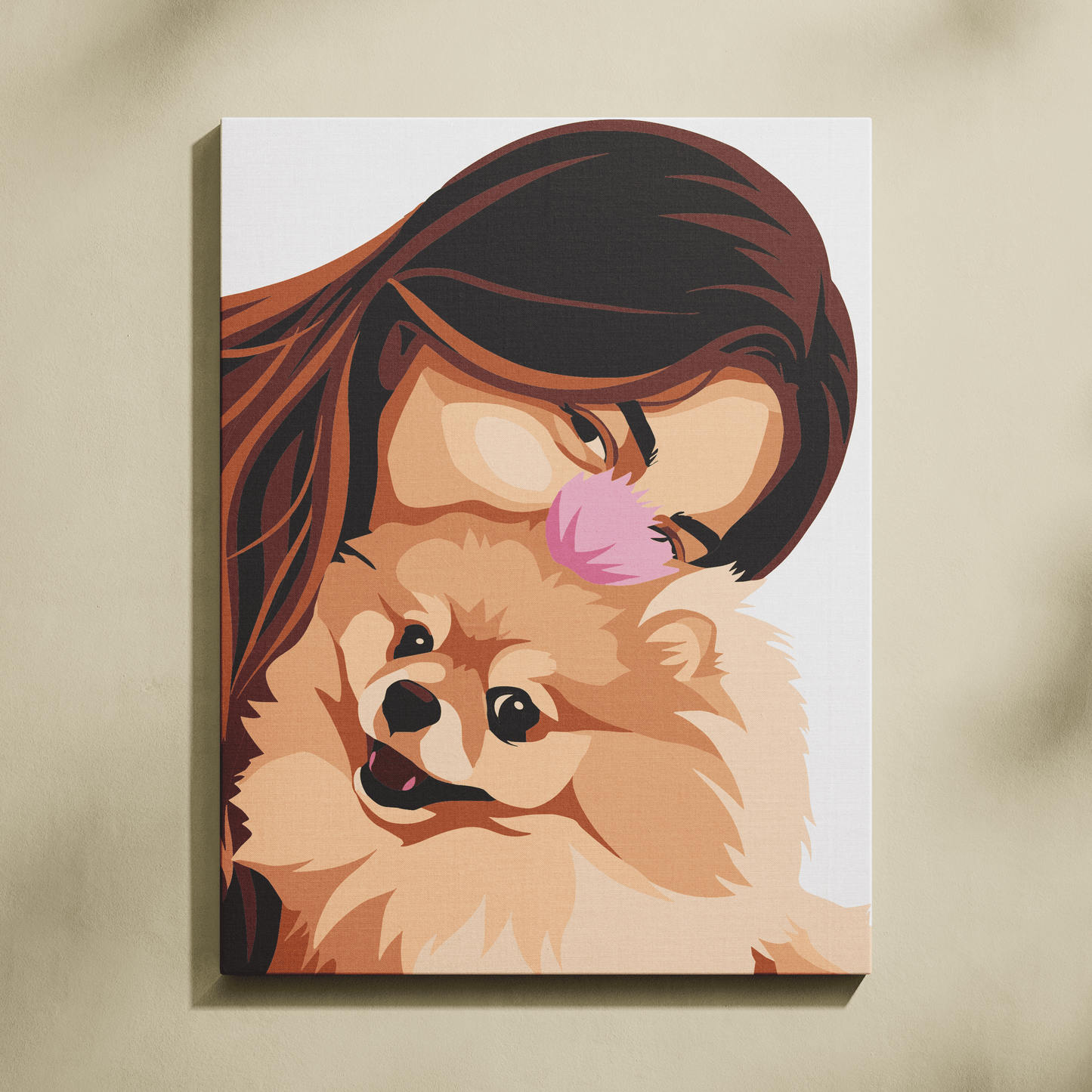 Kişiye Özel Sadık Dostunuz ile Sayılarla Boyama Seti 35x45 cm