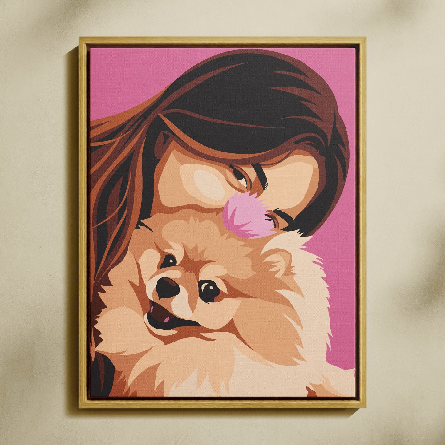 Kişiye Özel Sadık Dostunuz ile Sayılarla Boyama Seti 35x45 cm