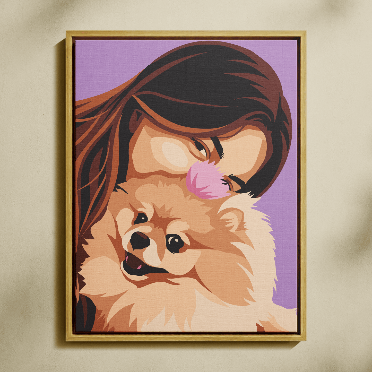 Kişiye Özel Sadık Dostunuz ile Sayılarla Boyama Seti 35x45 cm