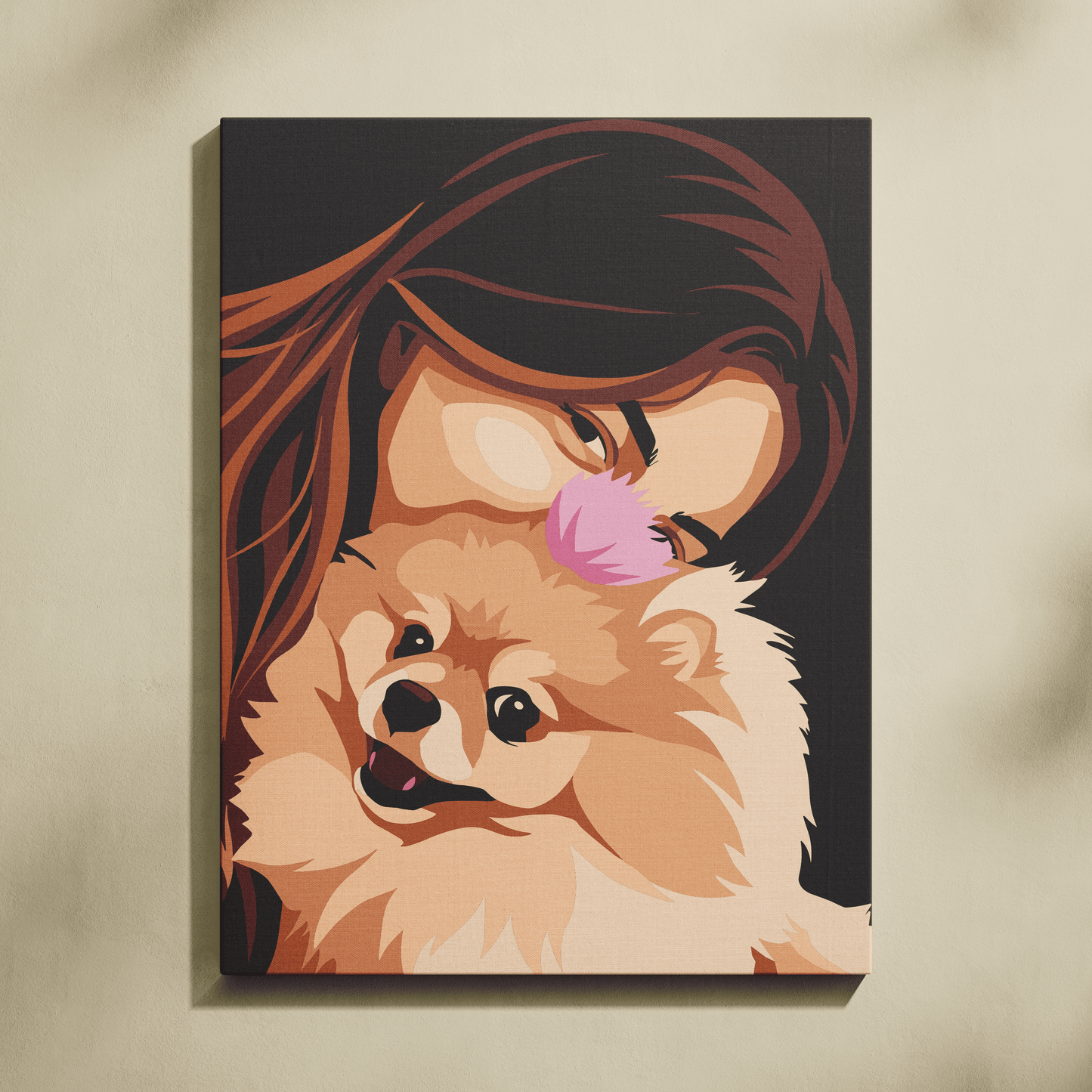 Kişiye Özel Sadık Dostunuz ile Sayılarla Boyama Seti 35x45 cm
